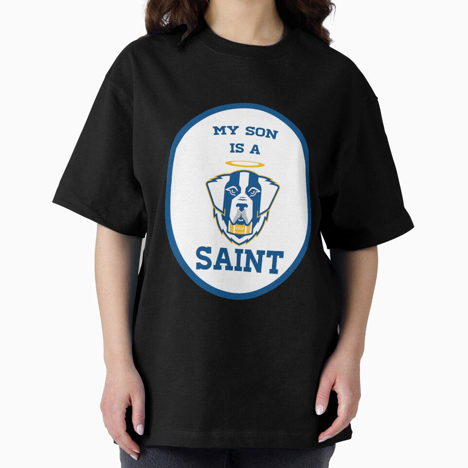 my son is a "saint" emmanuel college gear by abbyz-art