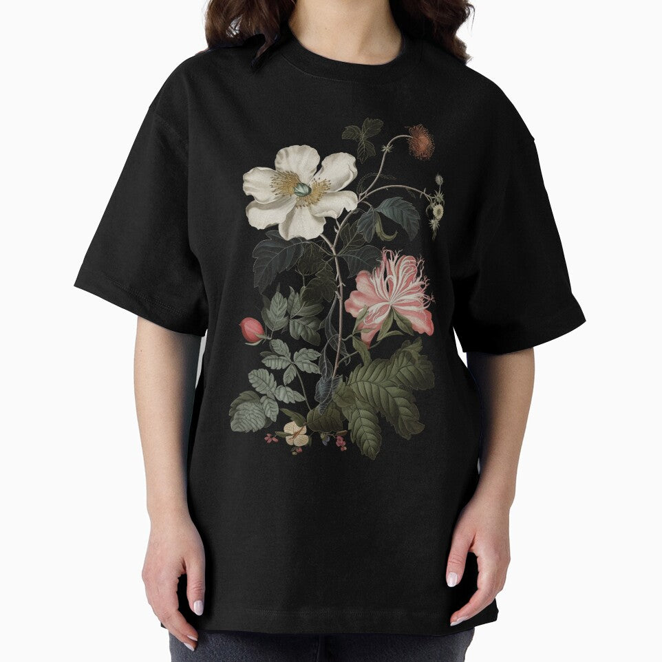 Dark Victorian Botanical Poster by Enyr