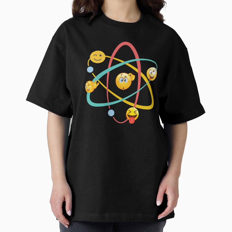 Fun scientific design: Atom   with a meme face by StyleFused