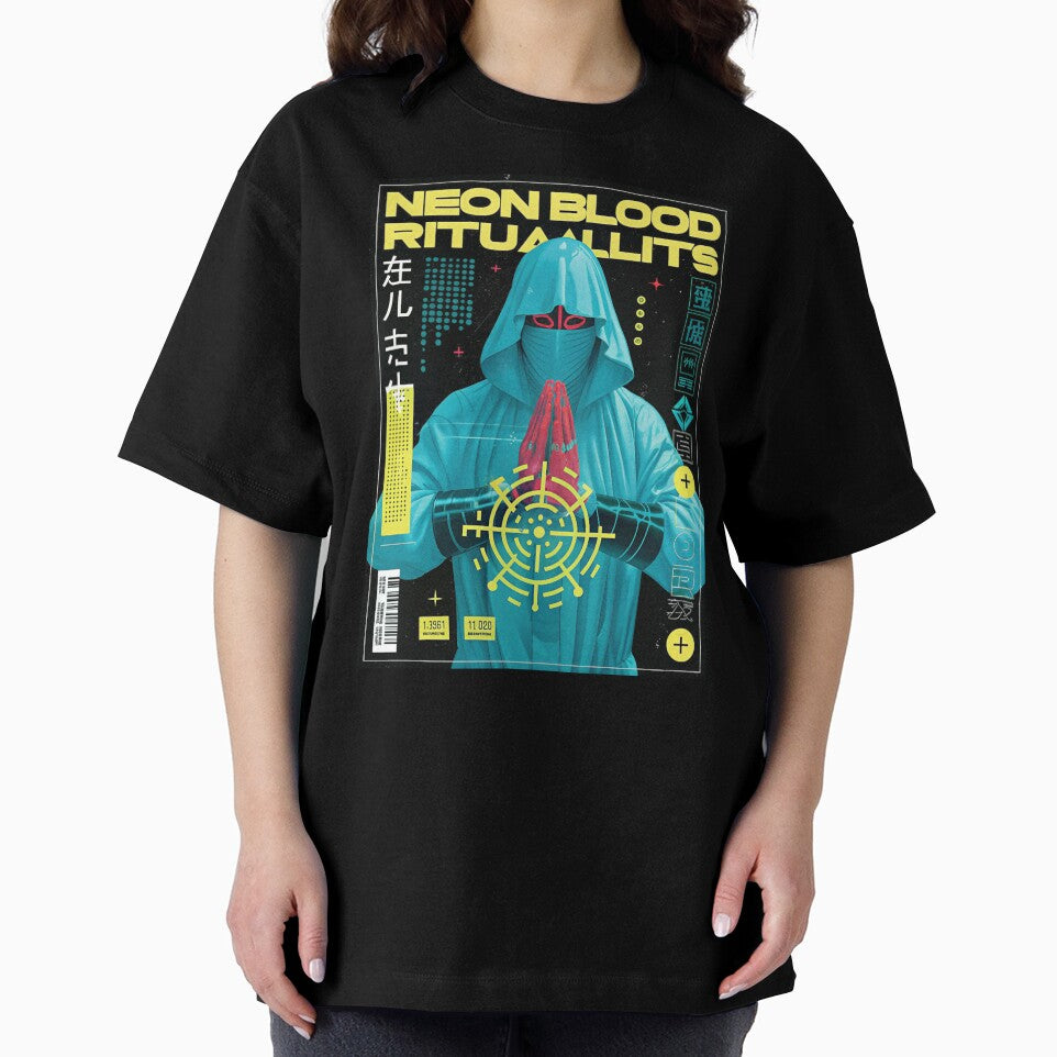 Futuristic Japanese Poster: Singularity Neural Collapse Design by Raw-Ink