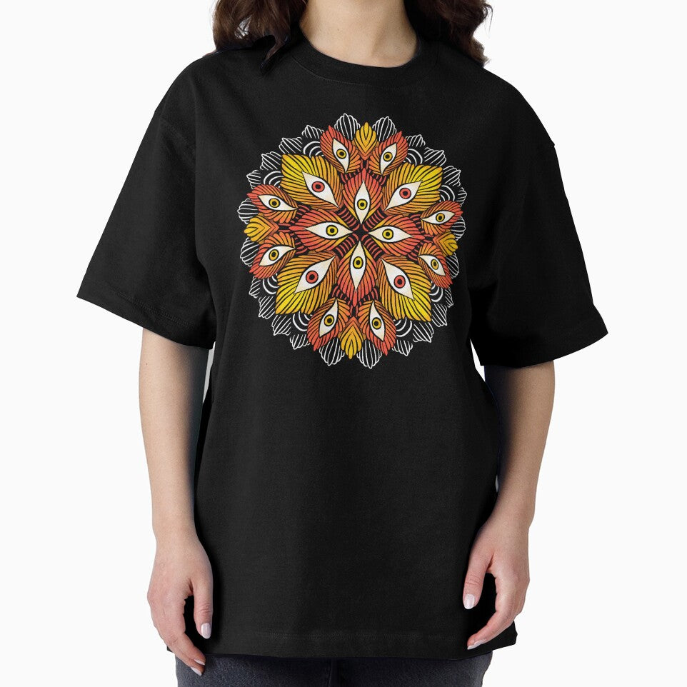 Psychedelic Eyes Flower Colorful Surreal Hallucination by Boriana Giormova