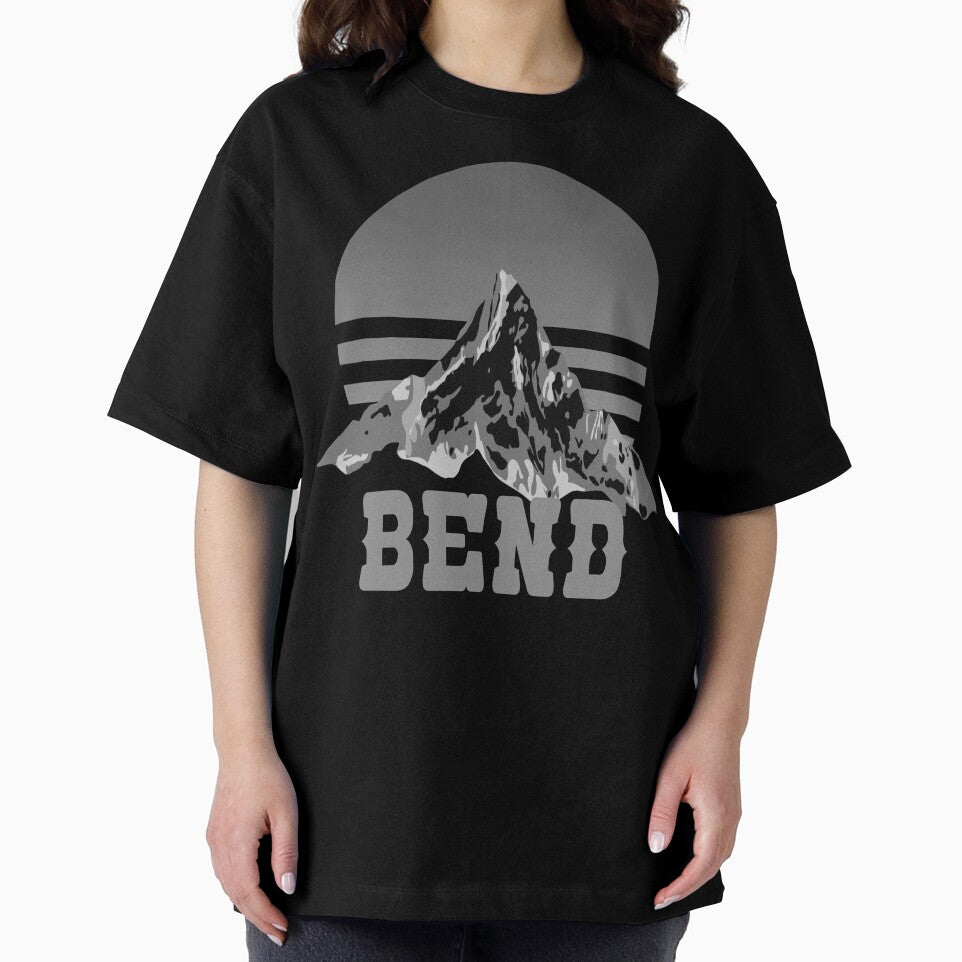 Vintage Bend Oregon Retro Distressed Mountains Gift by YuliyaR