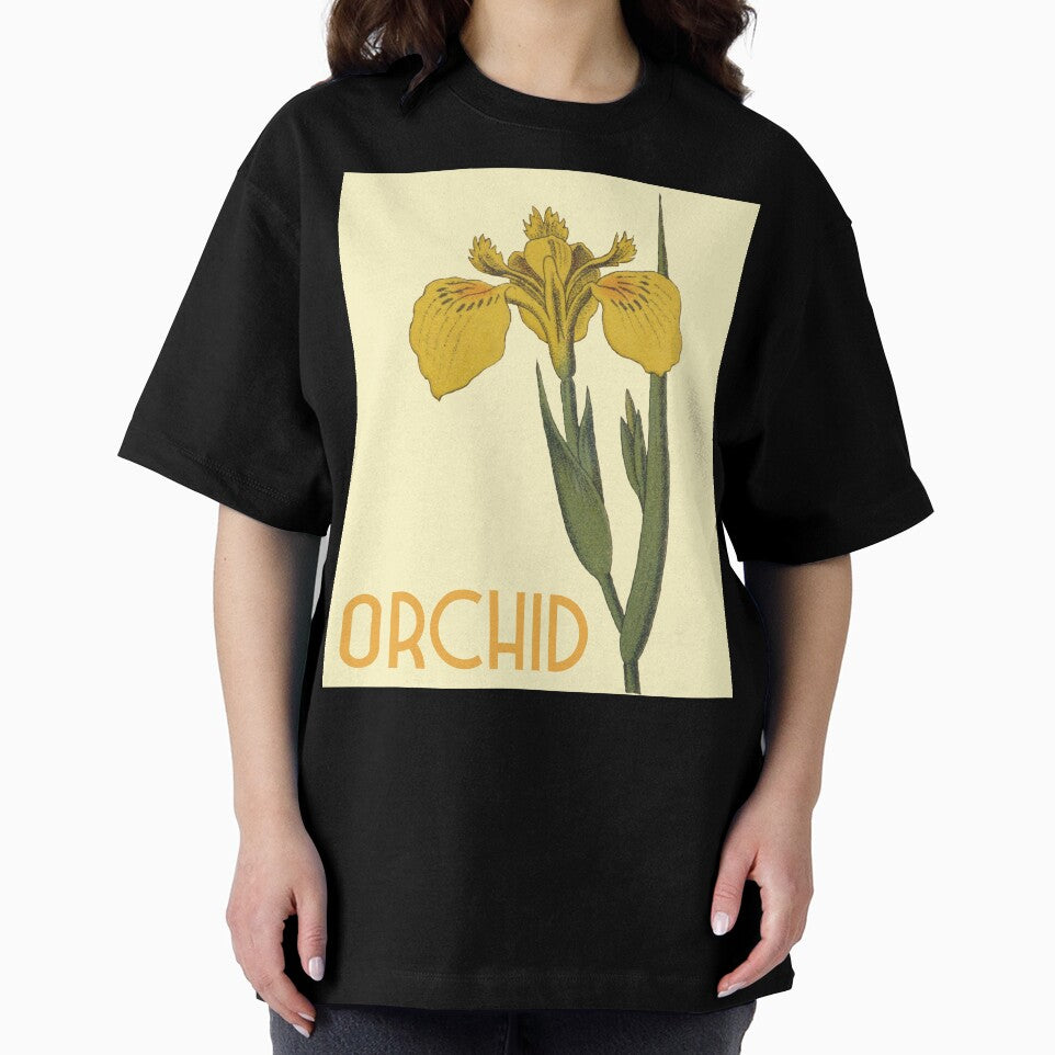 Yellow Orchids Flowers Botanical Illustration by Creative  Tagging