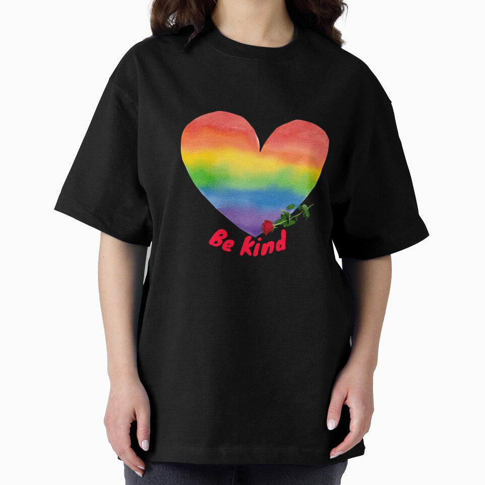 Be Kind LGBTQ+ Rainbow – Pride Kindness Quote for Equality & Inclusivity by Atokeh