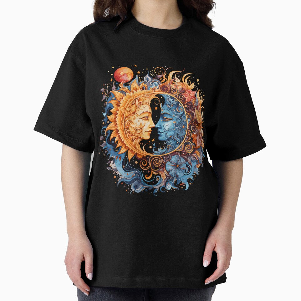 Celestial Sun and Moon by candlewithhare