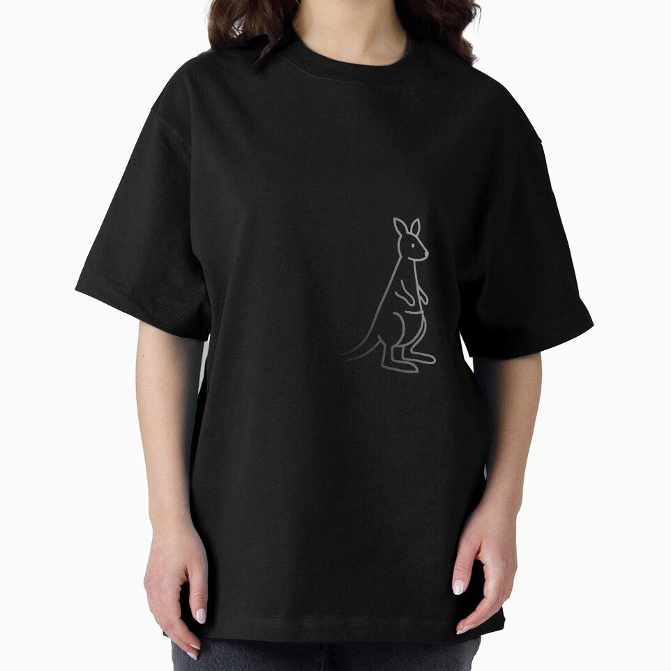 Quantum Physics Australia Kangaroo Humor Minimal Design by AnnSign