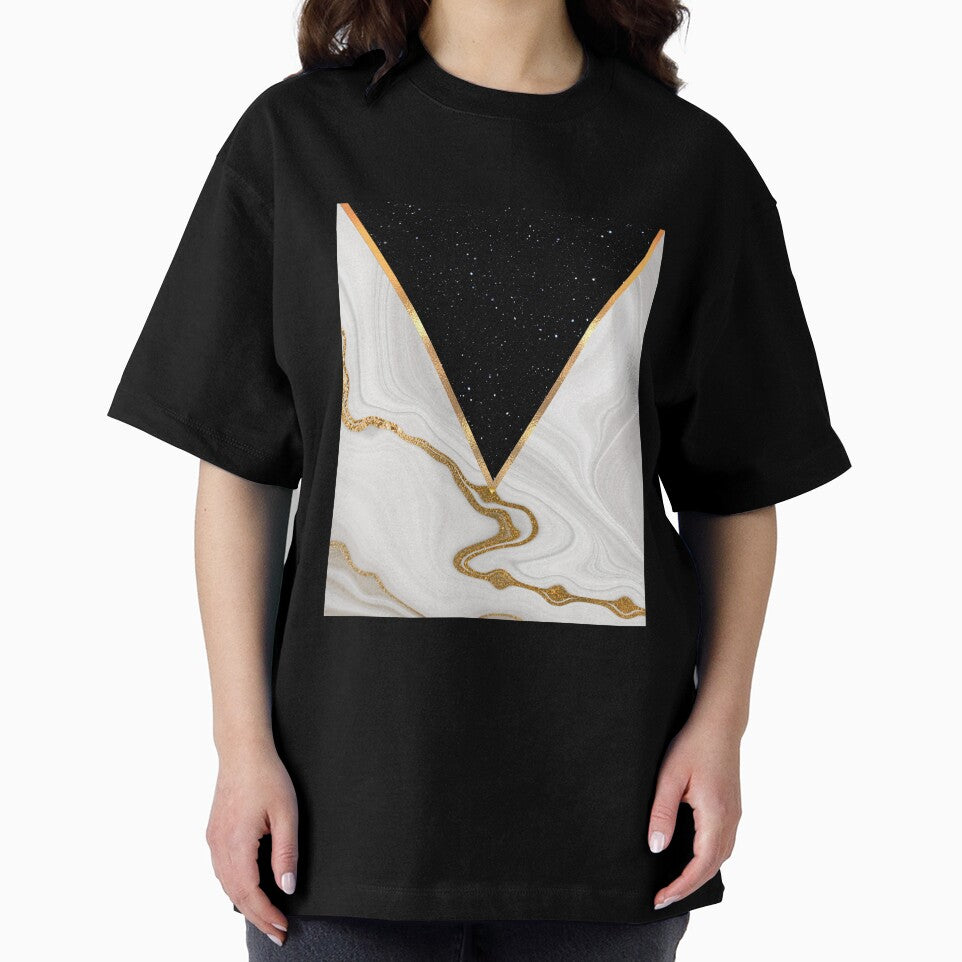 Golden Marble Pyramid (Black Marble) Geometry by MindedInc