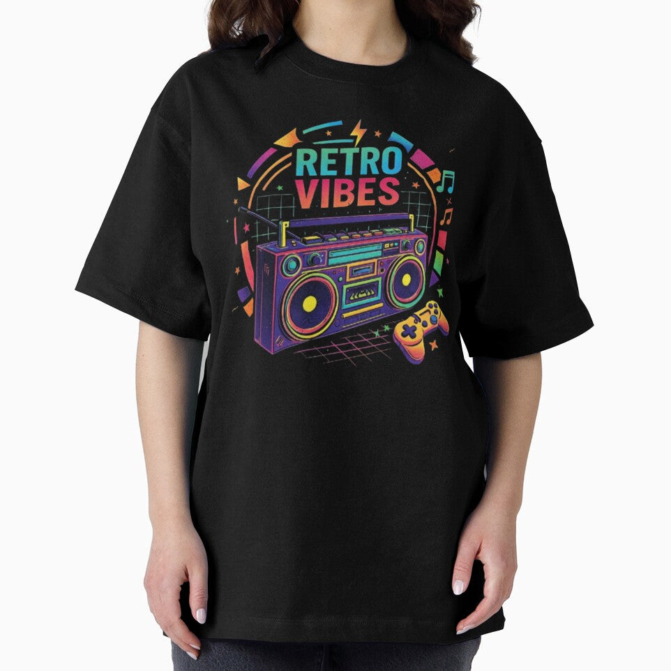 Retro Vibes – Music & Gaming Neon Design by Dogandesighn