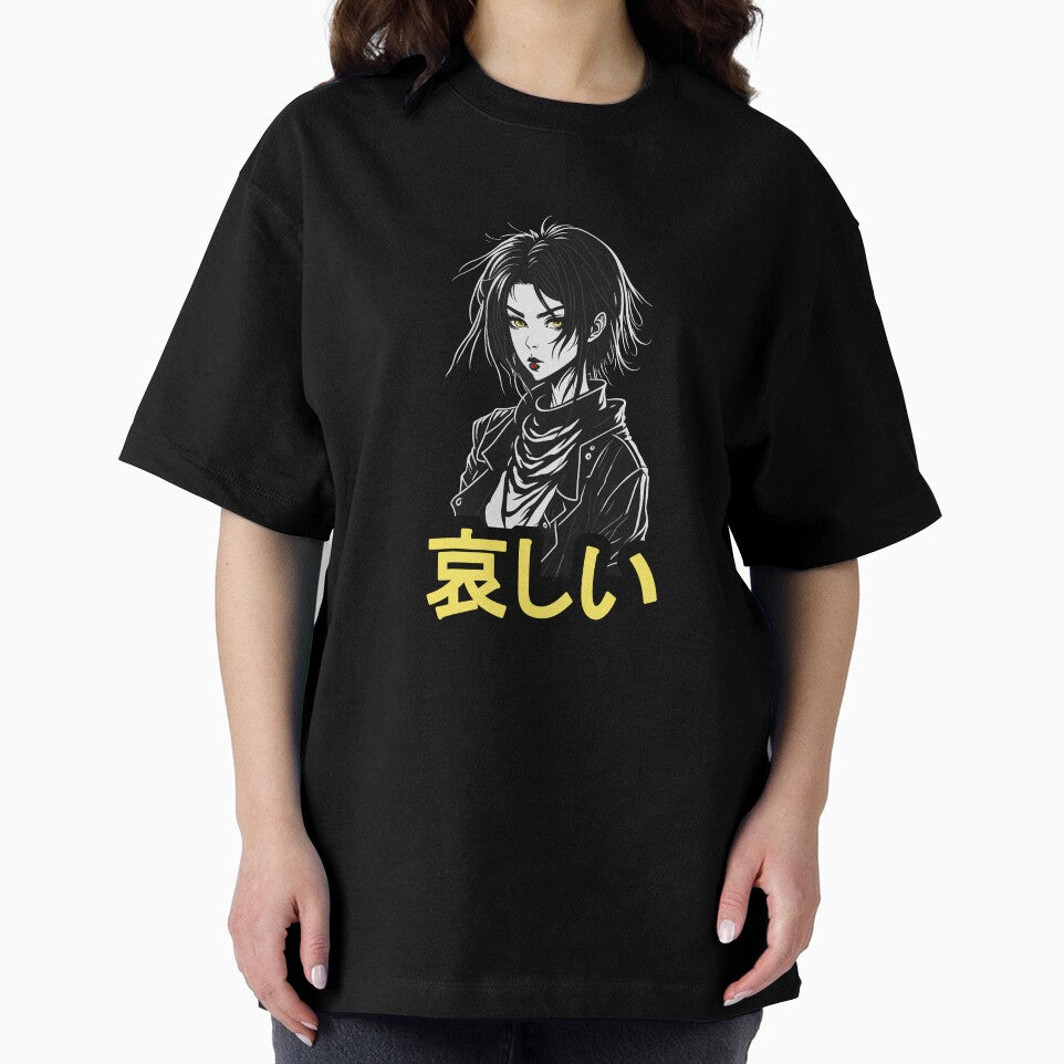 Sad Anime Girl Goth Kanashi Kawaii Waifu Japanese Aesthetic by wingstar