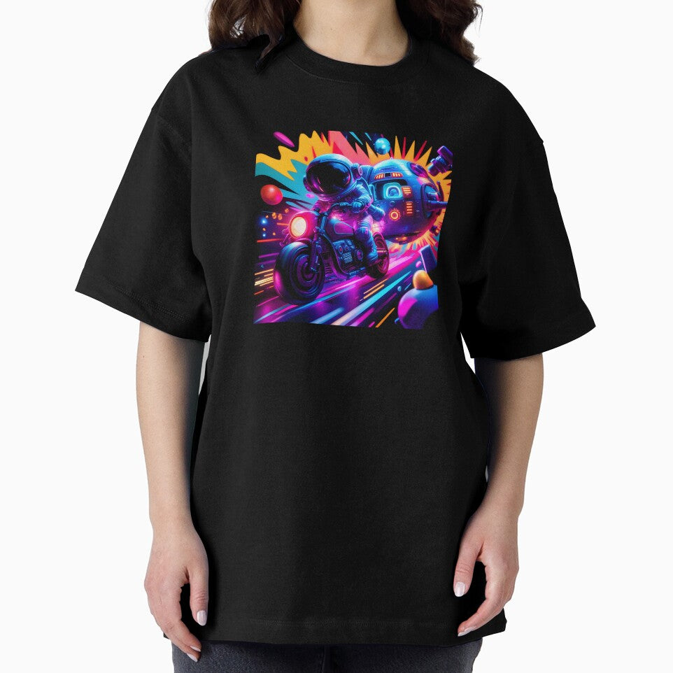Neon Astronaut Motorcyle by WANBASTEN