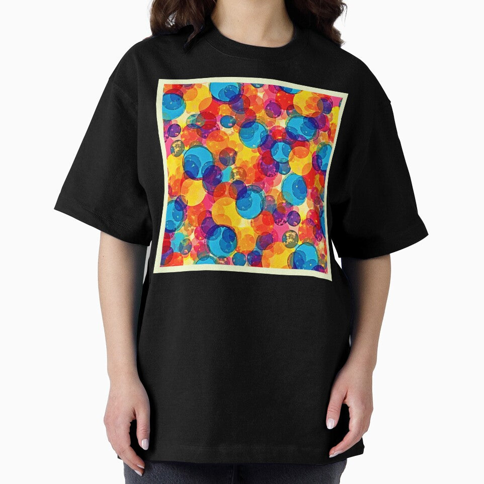 Overlapping Circles Color Chaos Art by Health And Fitness Posts e-Store