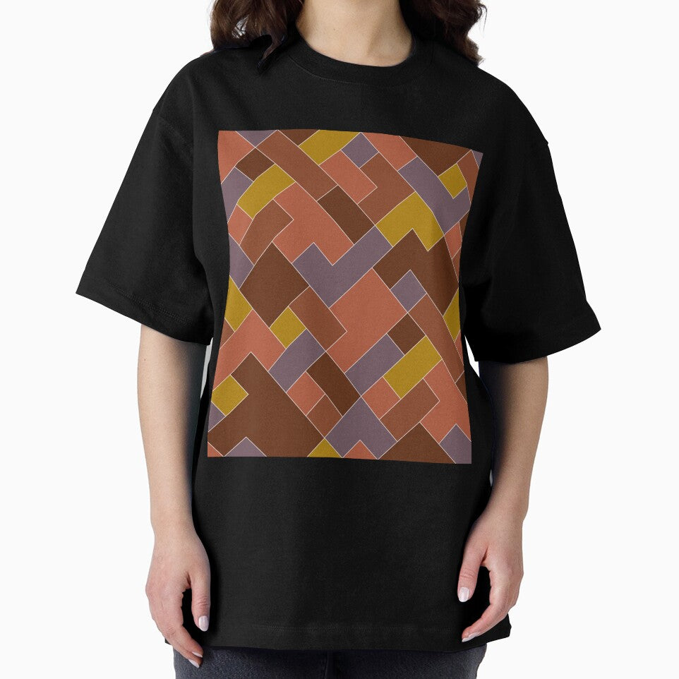Wine Mid Century Diagonal Pattern by chntl-shop