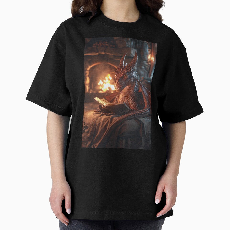 Funny Art Myth Fantasy Folklore Fire Dragon Relaxing C141-2 by MPCFICTION