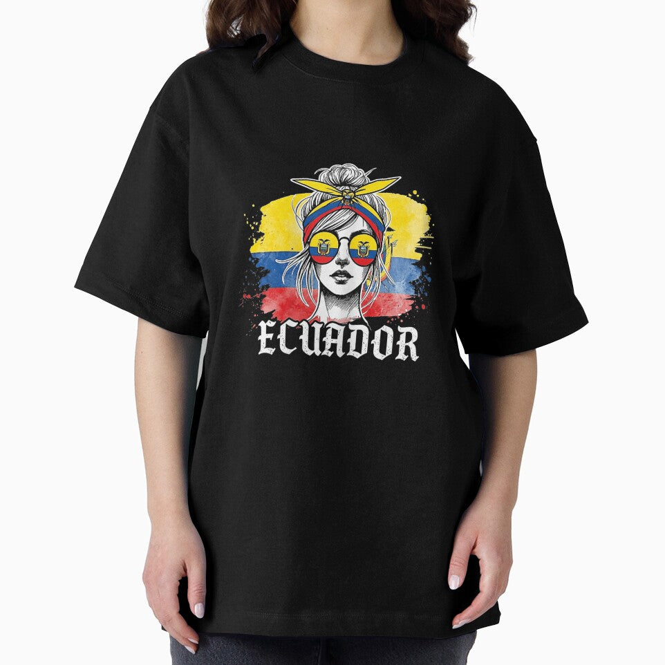 Ecuadorian Flag Pride Ecuador Messy Bun by ArleneRowe