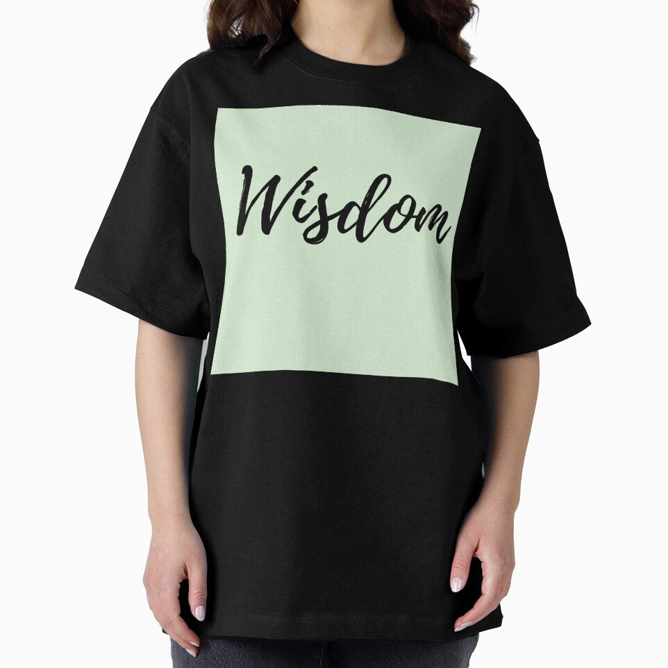 Wisdom - Mint Background Positive Affirmation by ActionFocus