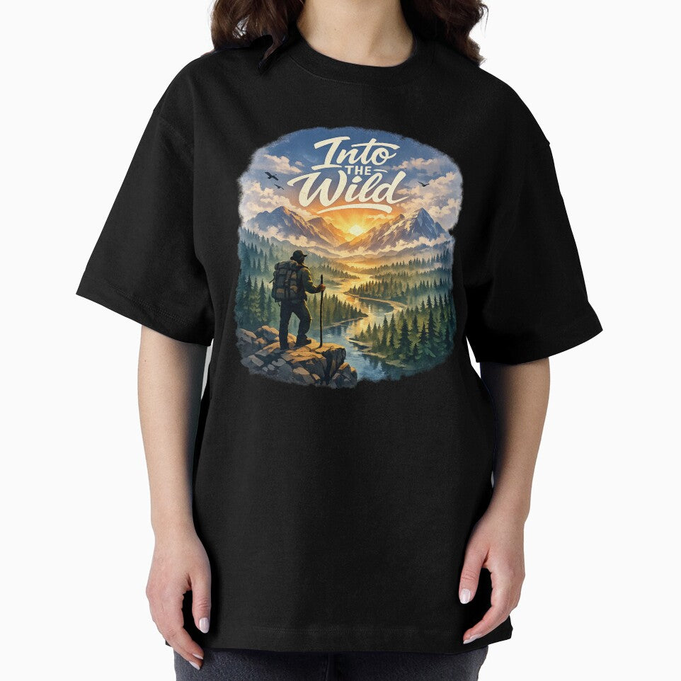 Into The Wild Adventure Explorer – Mountain Wilderness Travel Nature Hiking Graphic by ArtWaveStudio8