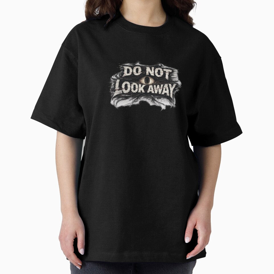 Do Not Look Away Gothic Typography by jgvisualarts