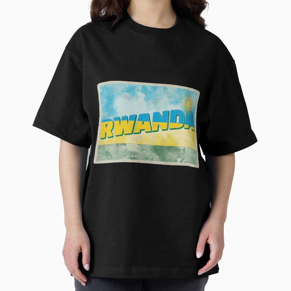 Rwanda Vintage style retro souvenir by DeveloperProp0