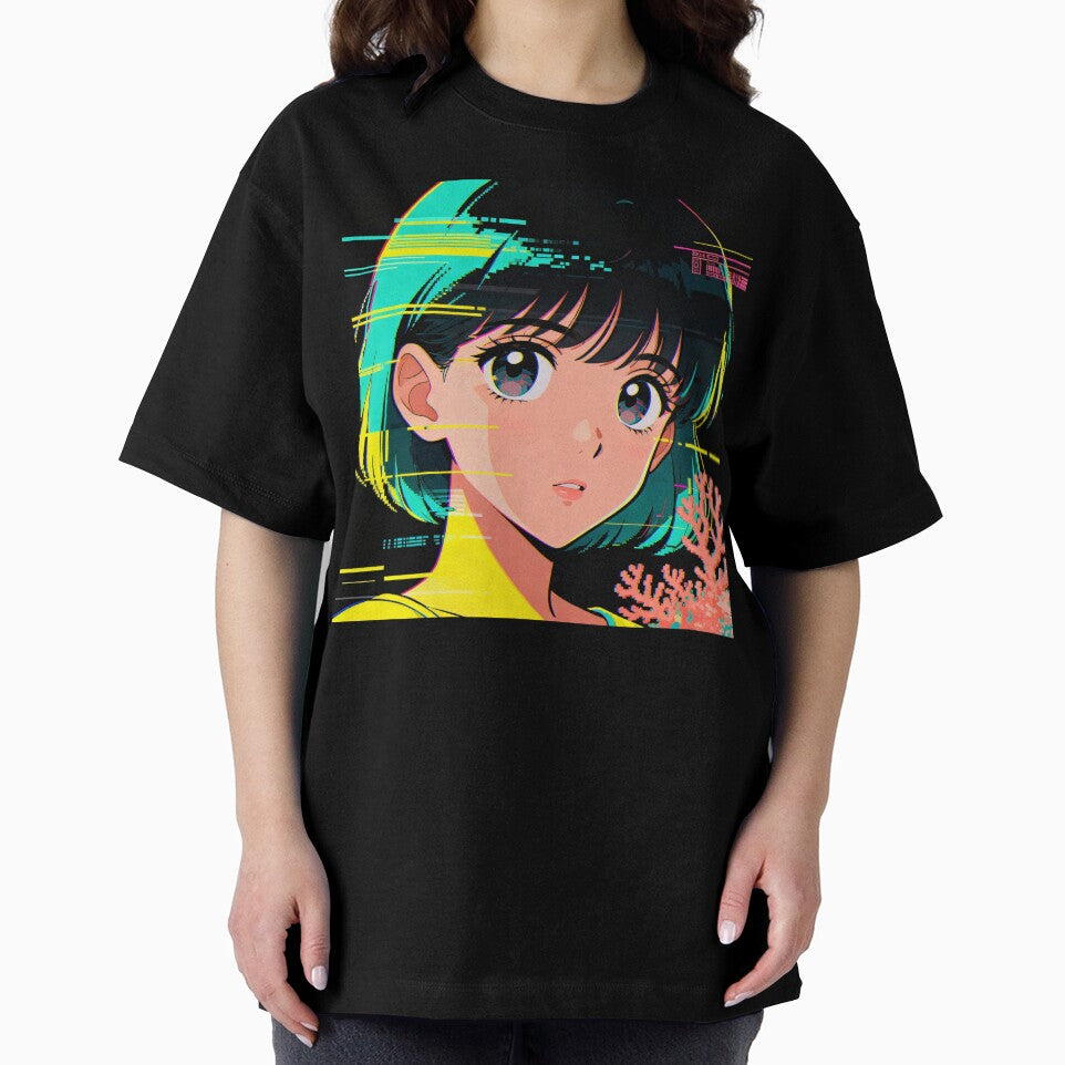 Anime Glitch Art Aesthetic, 90s Data Corruption, VHS Error Core, Digital Memory Art by Ditstyle