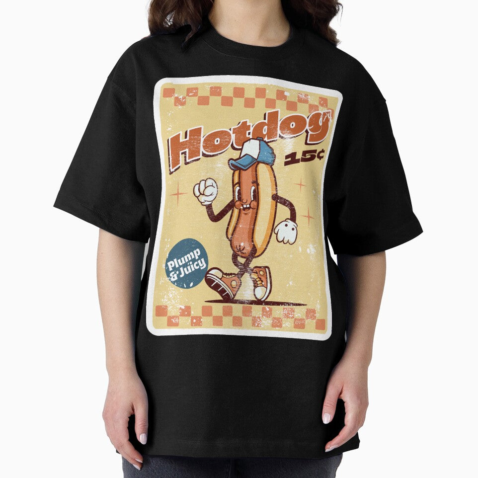 Retro Hot Dog Mascot by P1yu5h