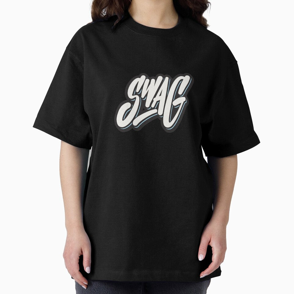 Swag Handwritten Typography Design – Bold Abstract Style Word Art by LeoraAtelier