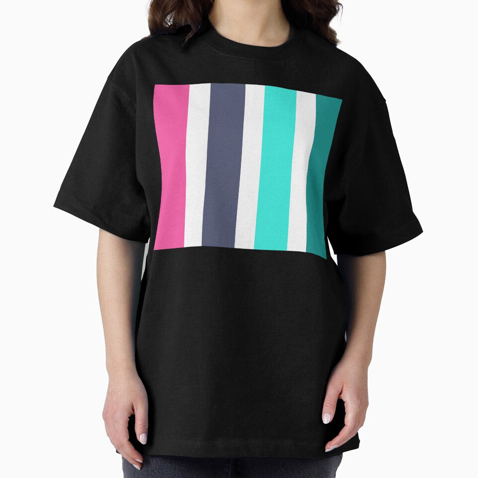 Retro Stripes; Pink, White, Navy, Turquoise by Coral-Cases