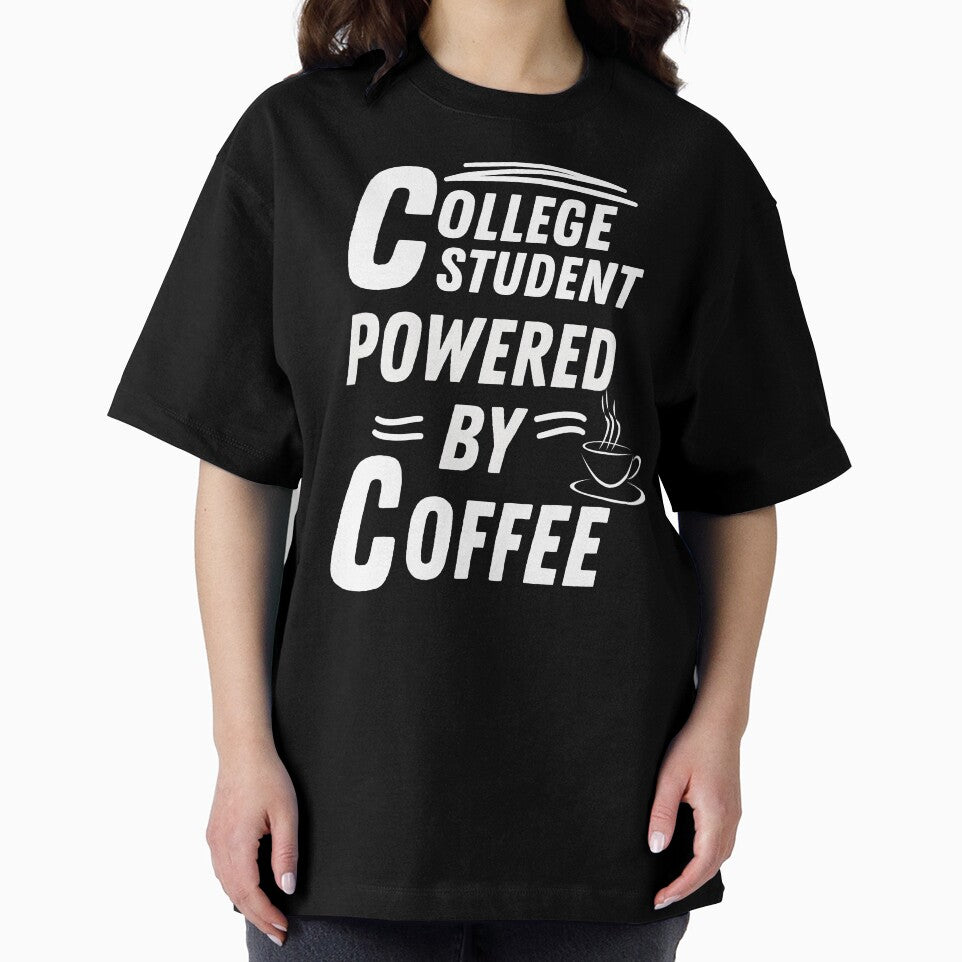 College student powered by coffee by annoying-shirts
