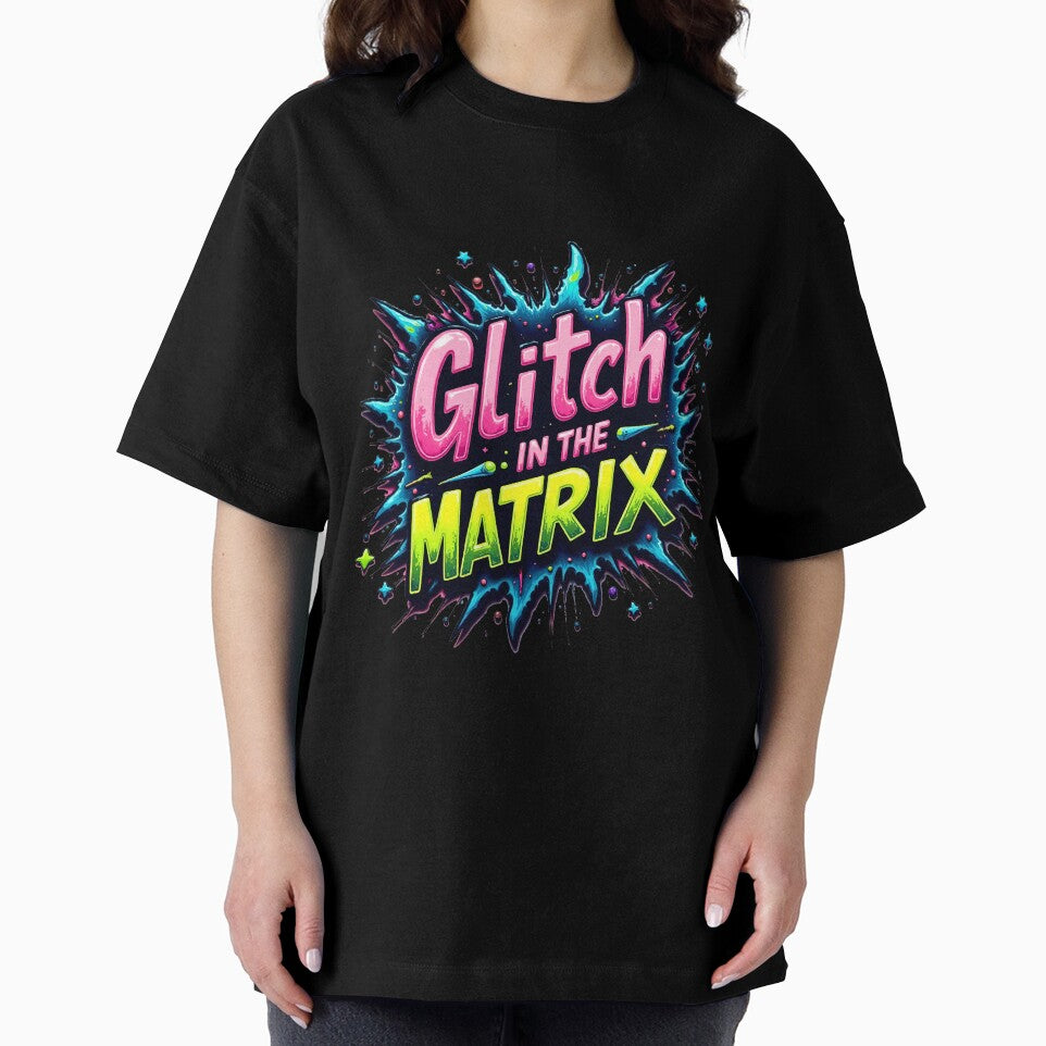 Glitch in the Matrix – Neon Chaos by ArtCreator2023