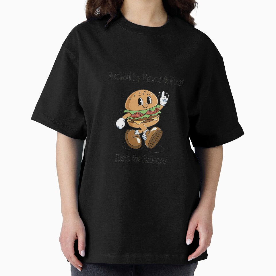 Fueled By Flavor & Fun! Retro Burger Mascot Success by HoopeStylee