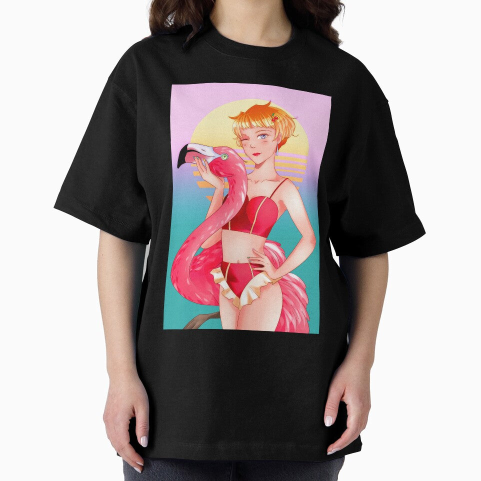 cherry flamingo by vhsfruit designs