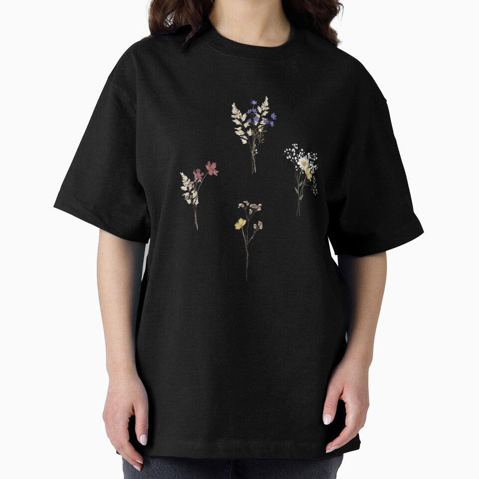 Delicate Meadow Wildflowers on Beige by tanjica