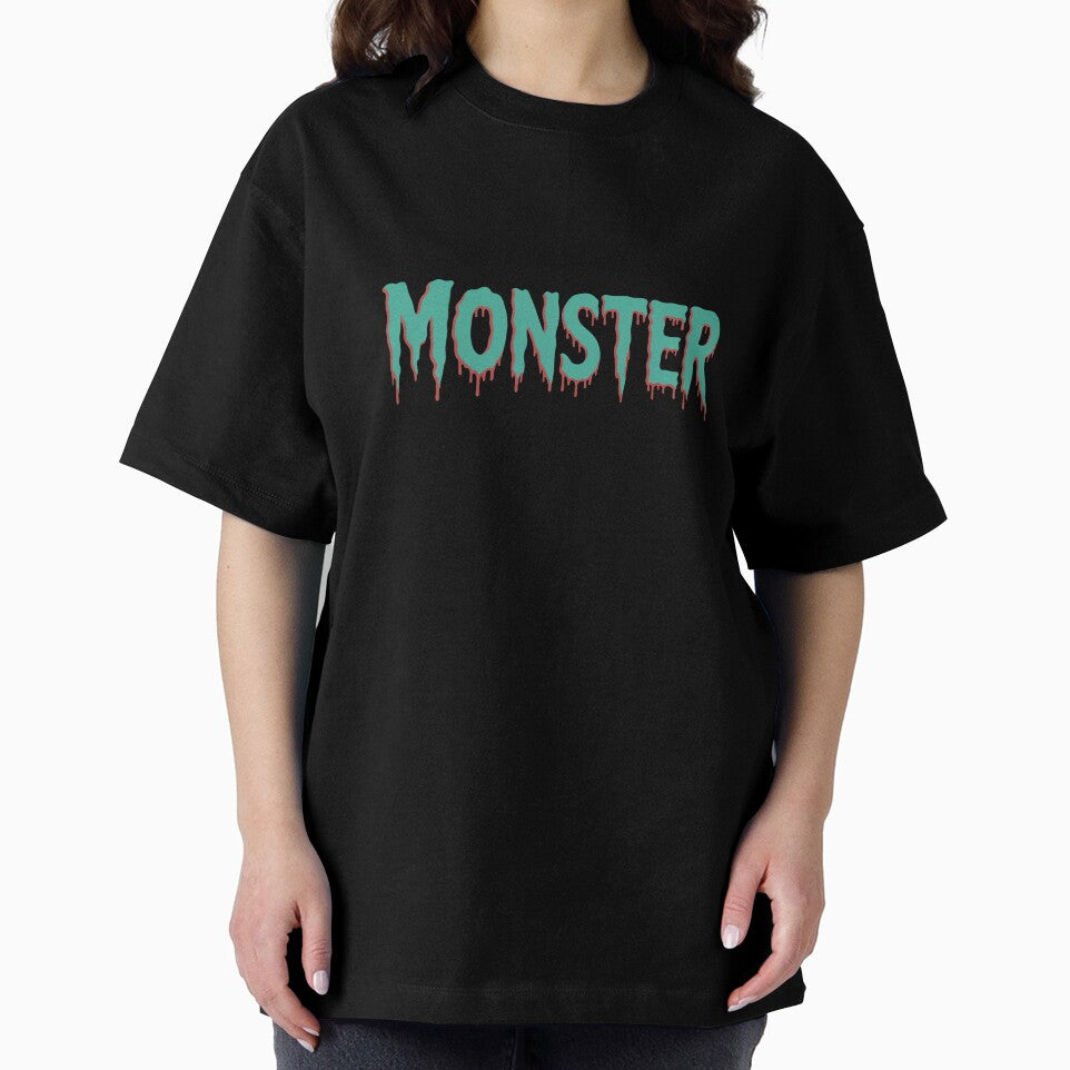 Retro Horror Monster Text by VividTrails