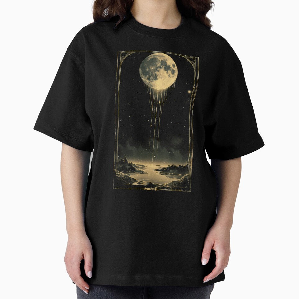 Full moon in a dark surrealism landscape by Fantasy Cache