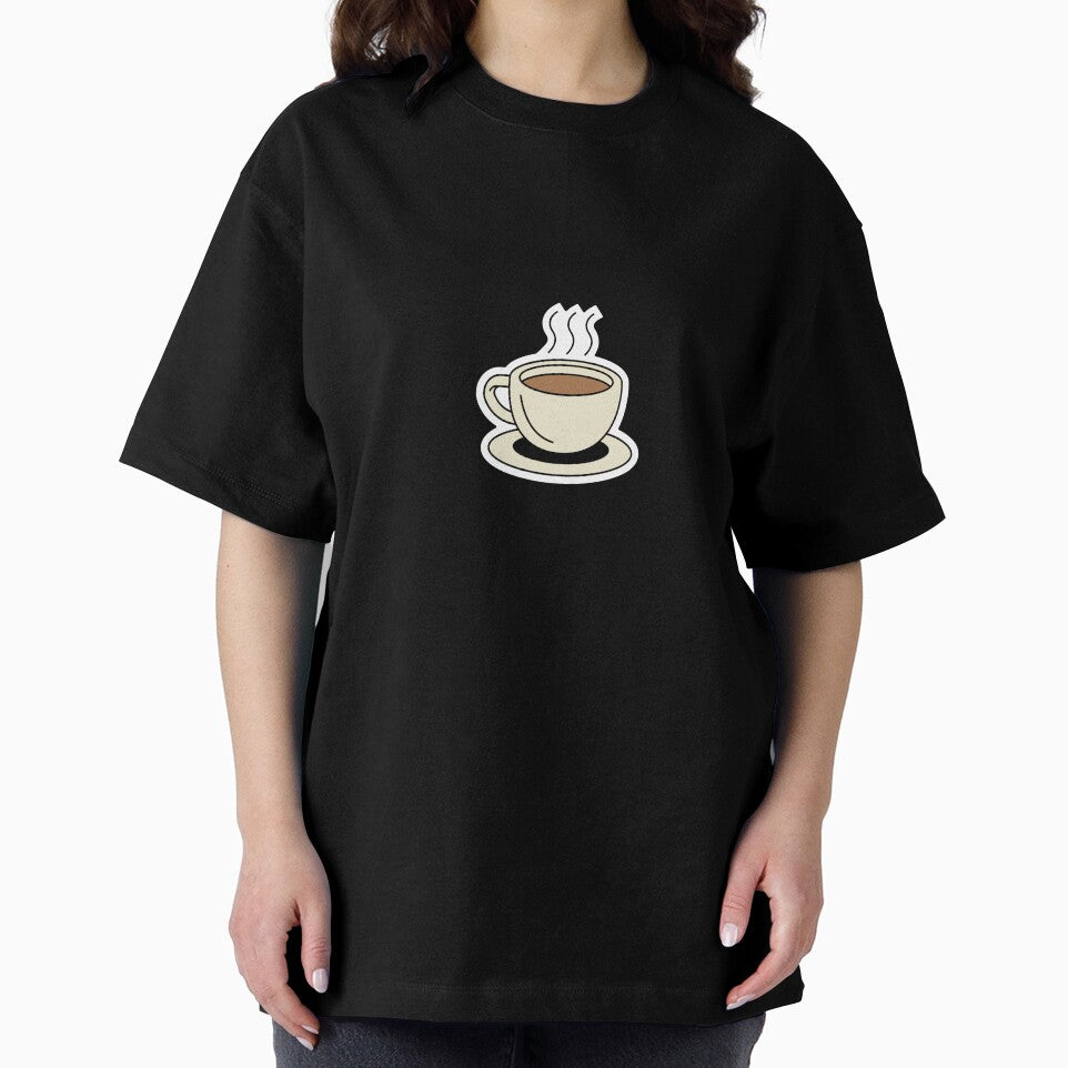 But First Coffee – Funny Coffee Quote T-Shirt Mug Sticker by QuirkyVibesByMe