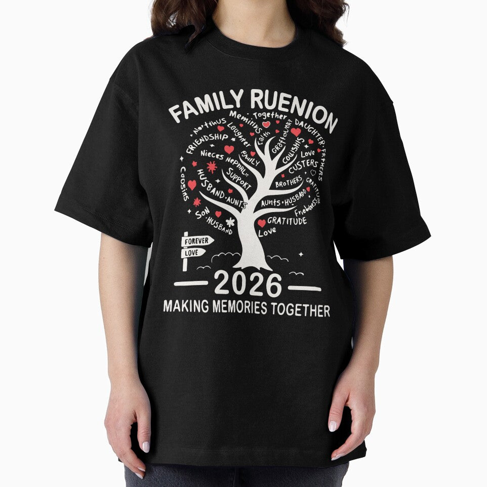 Family Reunion 2026 | Making Memories Together Tree Design by kiralynstration