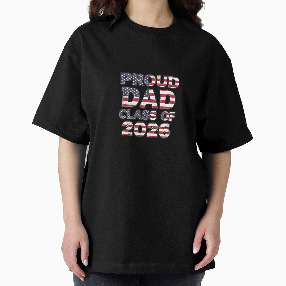 Proud Dad Class of 2026 Graduation Grunge by Kvarny