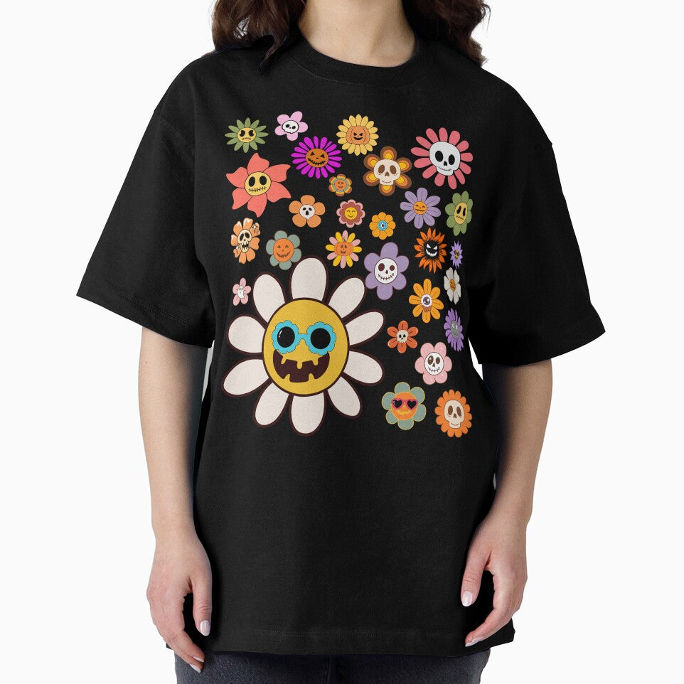 Hippie Halloween Flowers Design by MoniaZ