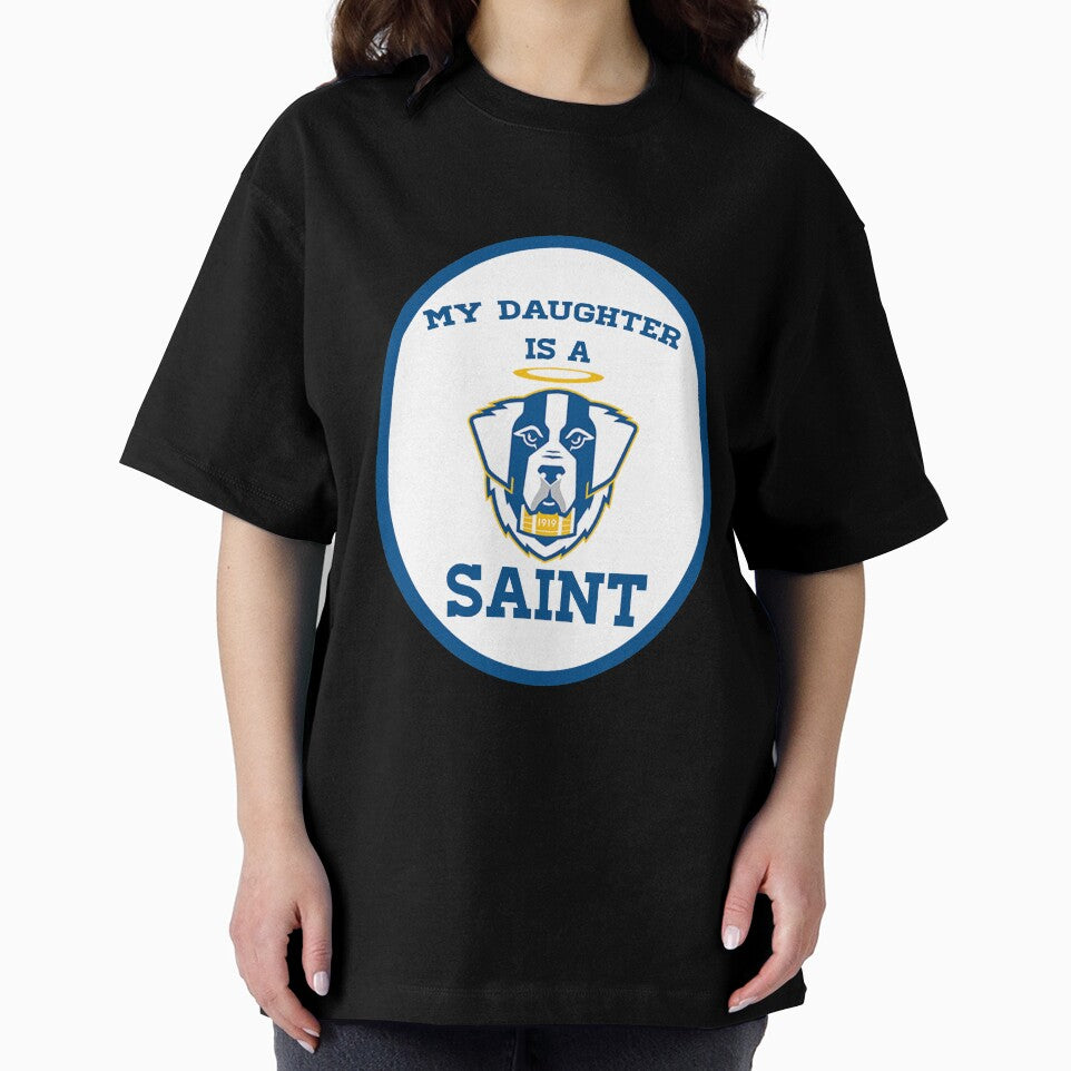 my daughter is a "saint" emmanuel college gear by abbyz-art