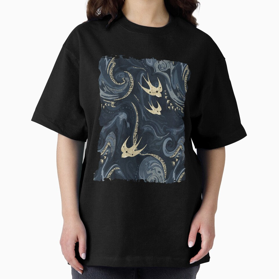 Golden swallow constellations by adenaJ