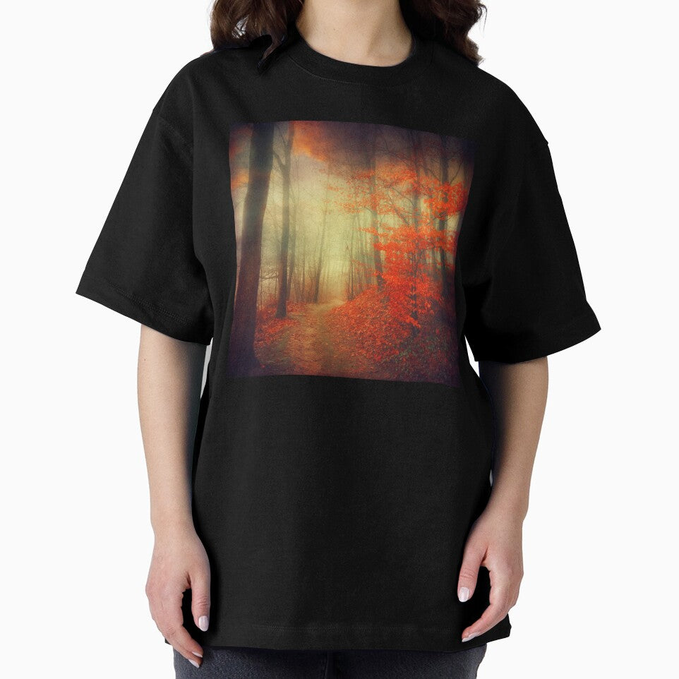 fire walk - forest in autumn colours by Dyrk Wyst Redbubble Shop