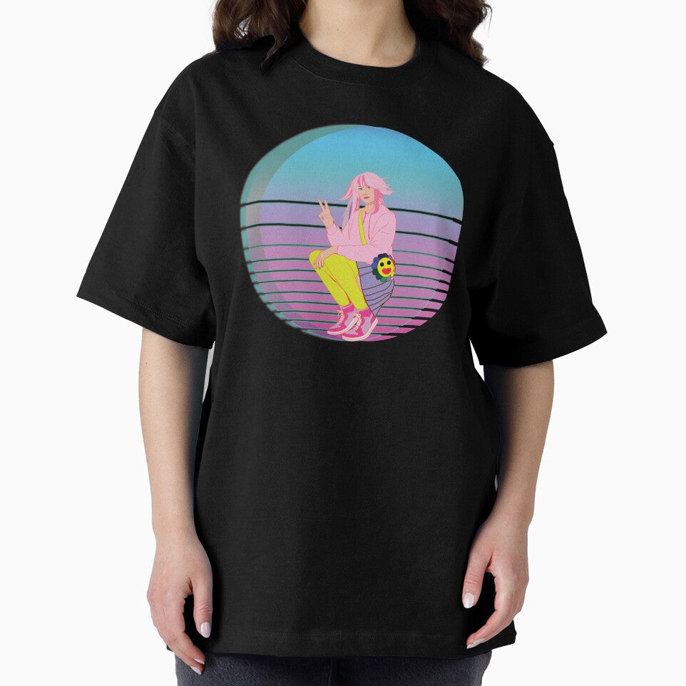 Vaporwave aesthetic kawaii girl by Feline Rockstars