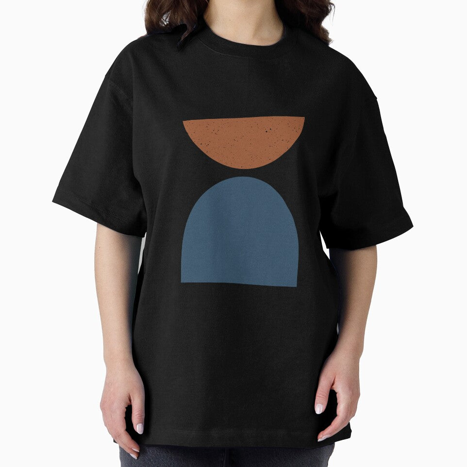 Unbalance Blue And Brown by ArunikaPrints