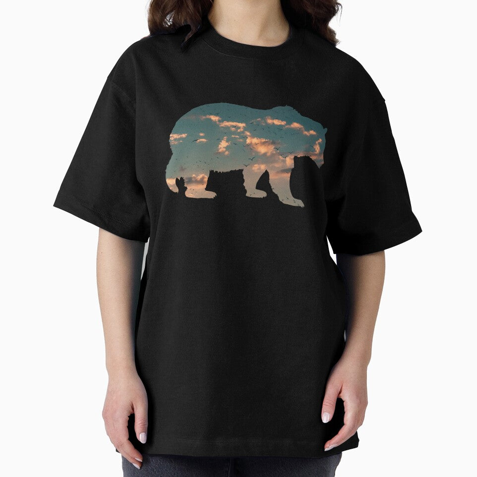 Bear with Birds and Fluffy Clouds - Double Exposure by vo1d-mind
