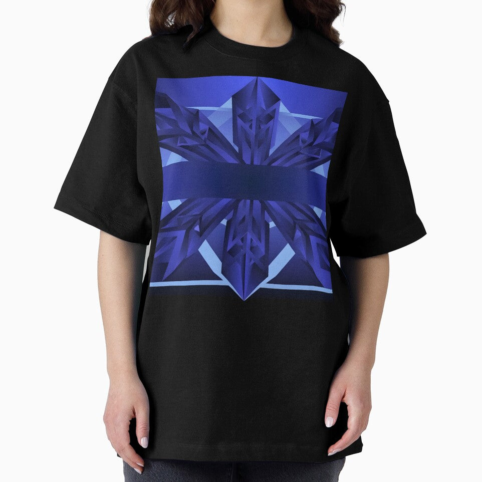 Futuristic Blue Geometric by Gradient Concept