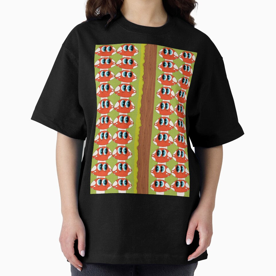 vegan people life mushroom pattern : new design by Robo-toons