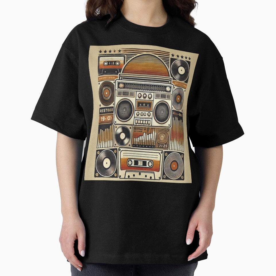 Vintage Retro Vibes - 70s & 80s Aesthetic T-Shirt Design - Model 2 by NeonBot_Shop