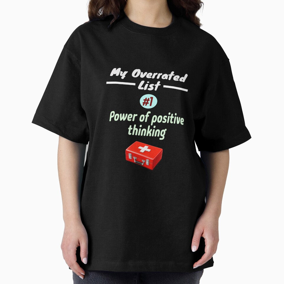 My Overrated List: #1. Power of Positive Thinking | Minimalist Satire Design by PunArtistry
