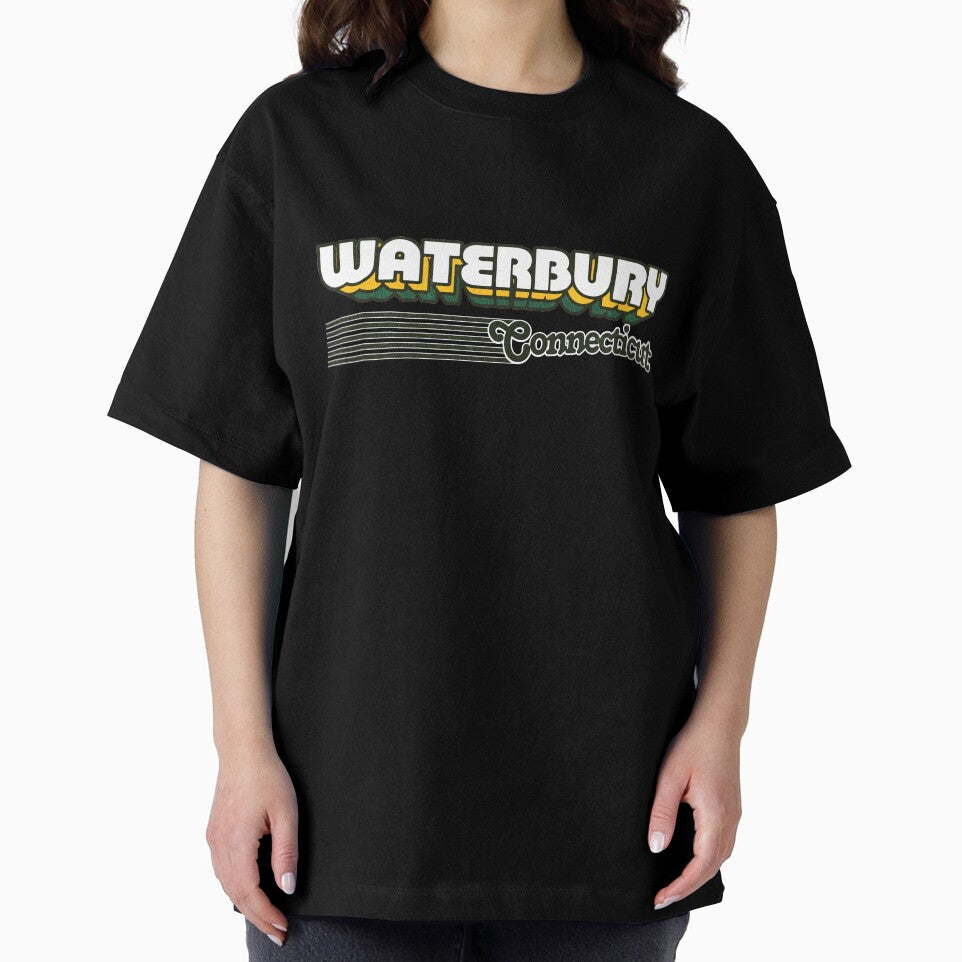 Waterbury, Connecticut | Retro Stripes by retroready