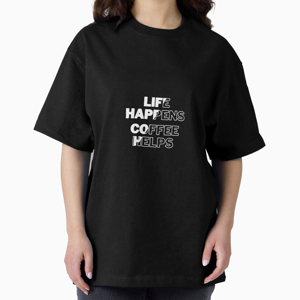 Life Happens, Coffee Helps – Funny Coffee Lover Mug by Mendzmeile