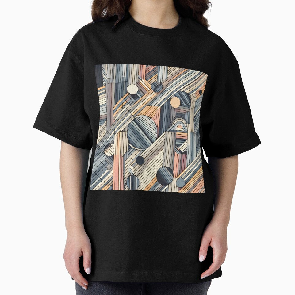 Geometric Abstraction in Earthy Tones by PrintLabArt